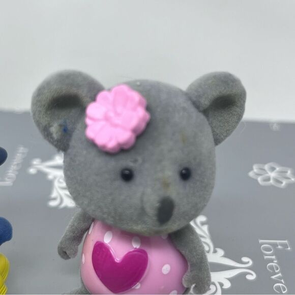 Lit’l Woodzeez Bobbleez Flocked Material Figure Bundle - Picture 7 of 9